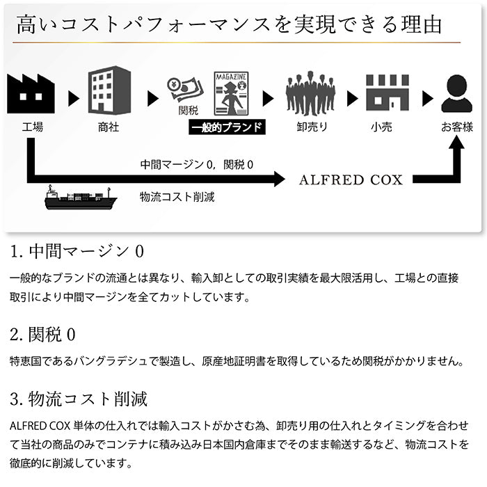 Semi long toe Derby Straight Tip Black - McKay × Vibram Sole