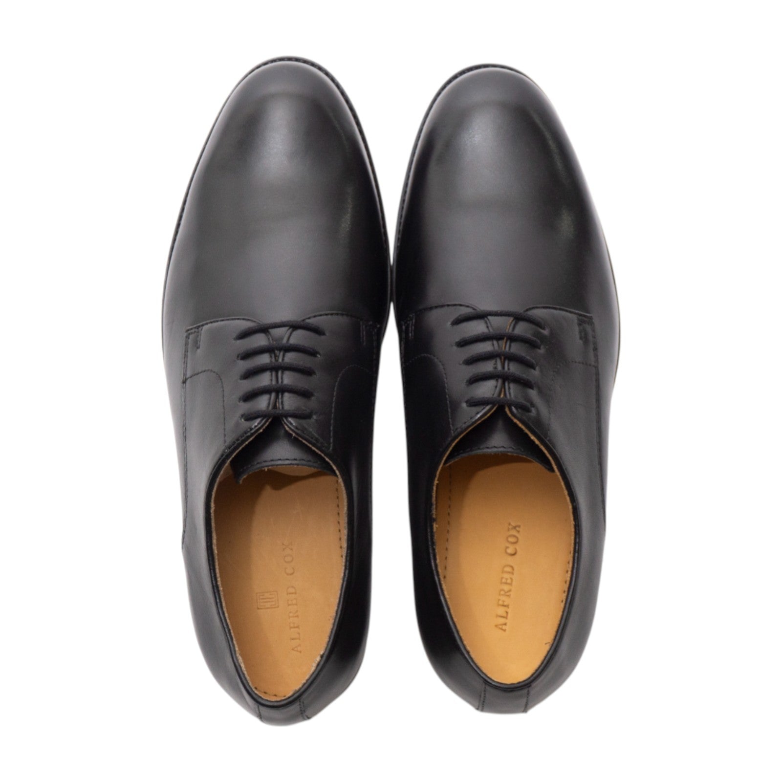 Round toe Derby Plane Toe Black