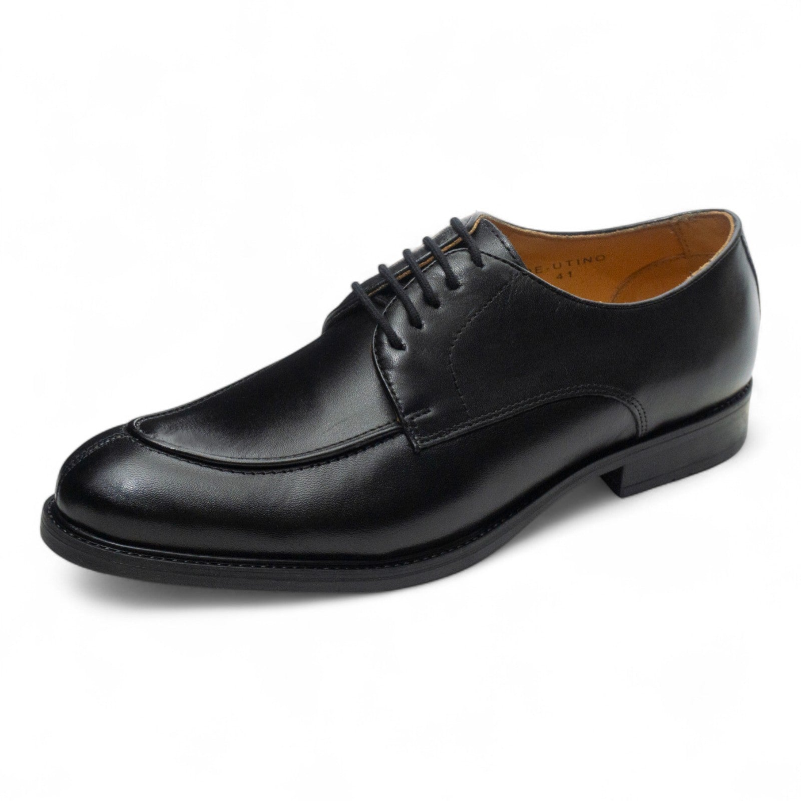 Round toe Derby U Tip Black