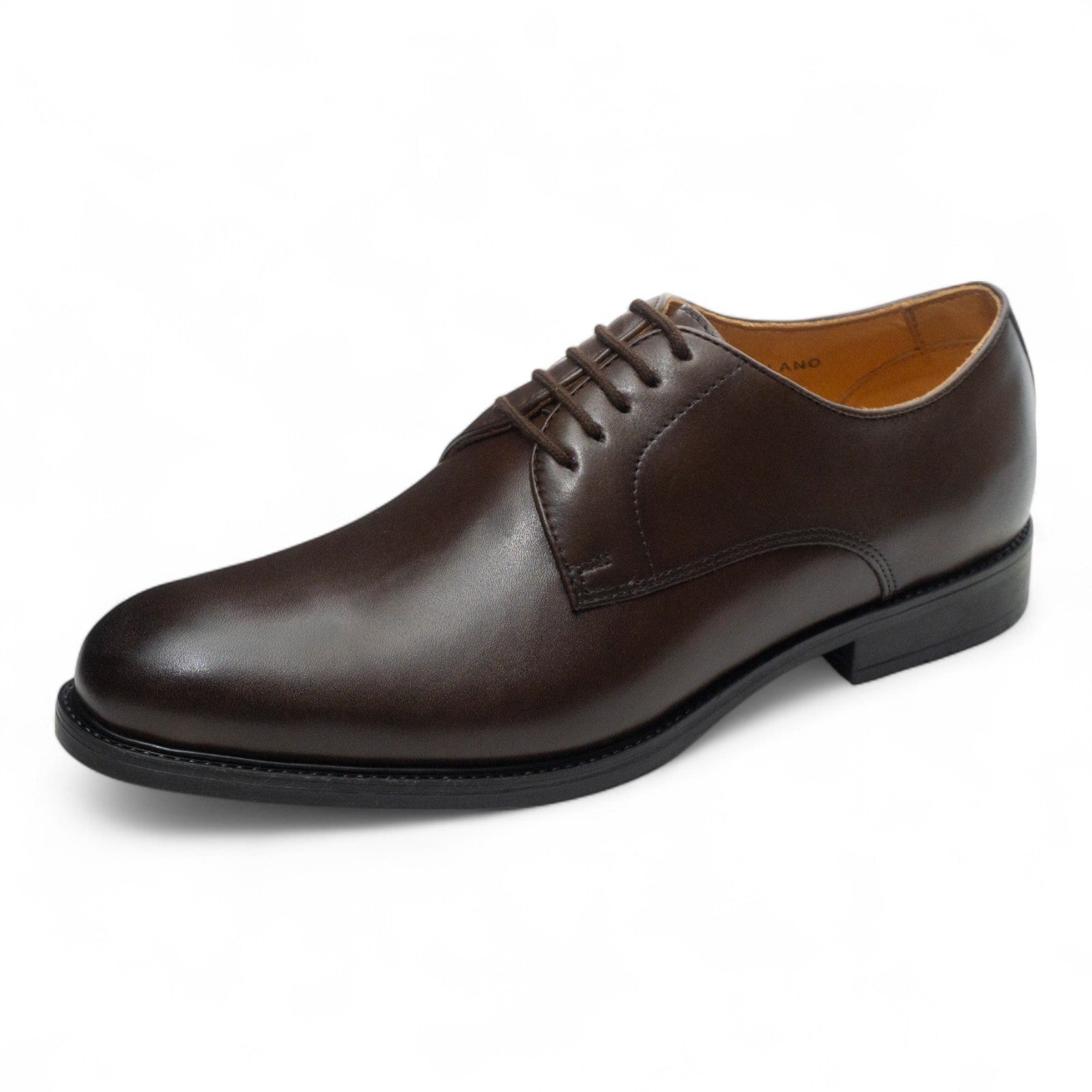 Round toe Derby Plane Toe dbrown