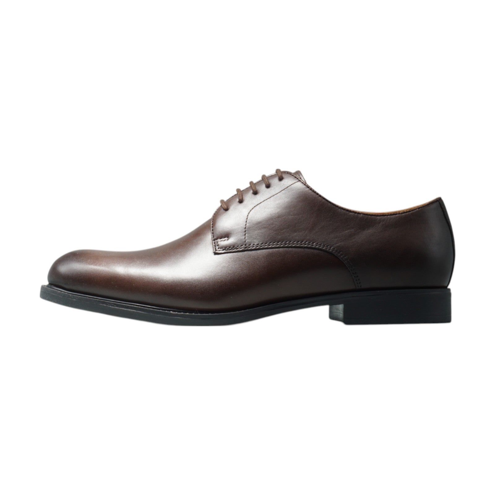 Round toe Derby Plane Toe dbrown