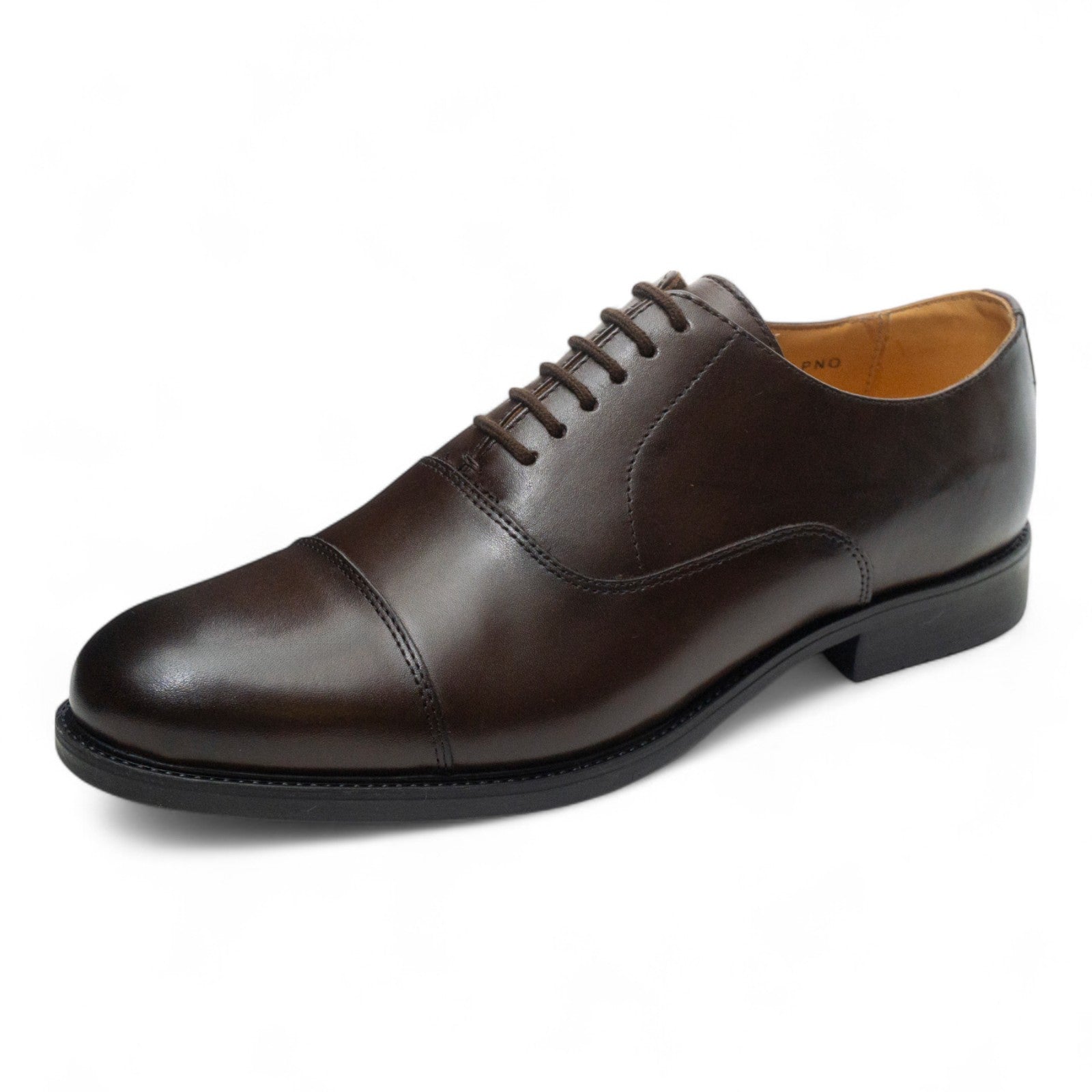 Round toe Oxford Straight Tip dbrown