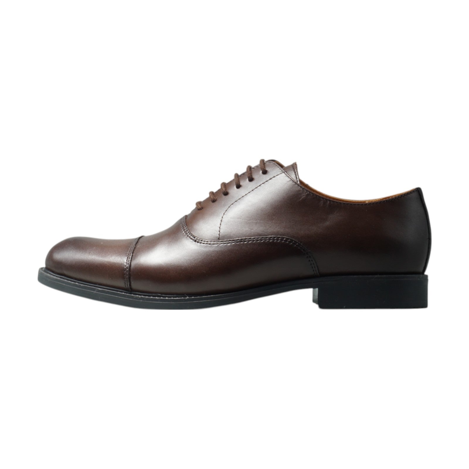 Round toe Oxford Straight Tip dbrown