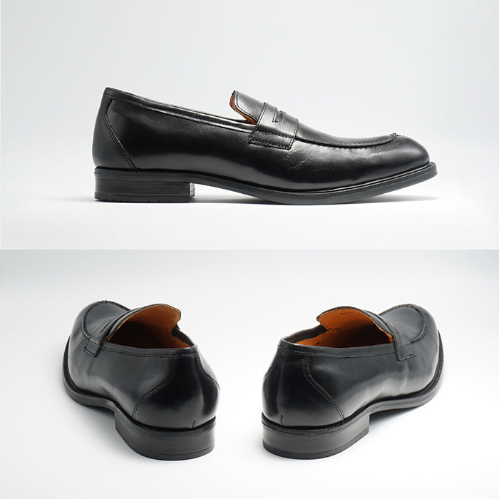 Round toe loafer Black