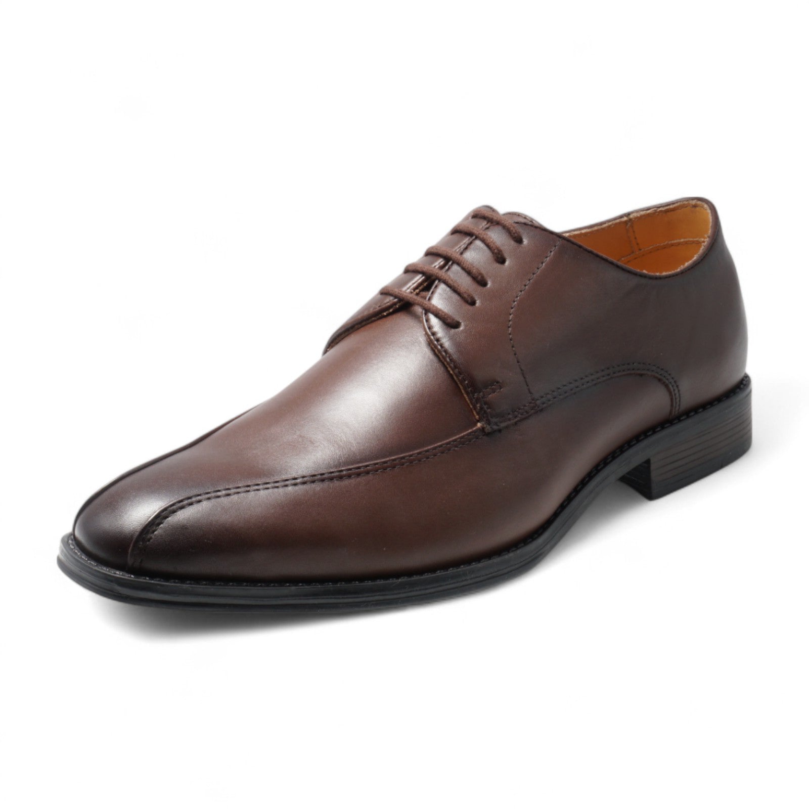 Semi long toe Derby Swirl mocca darkbrown