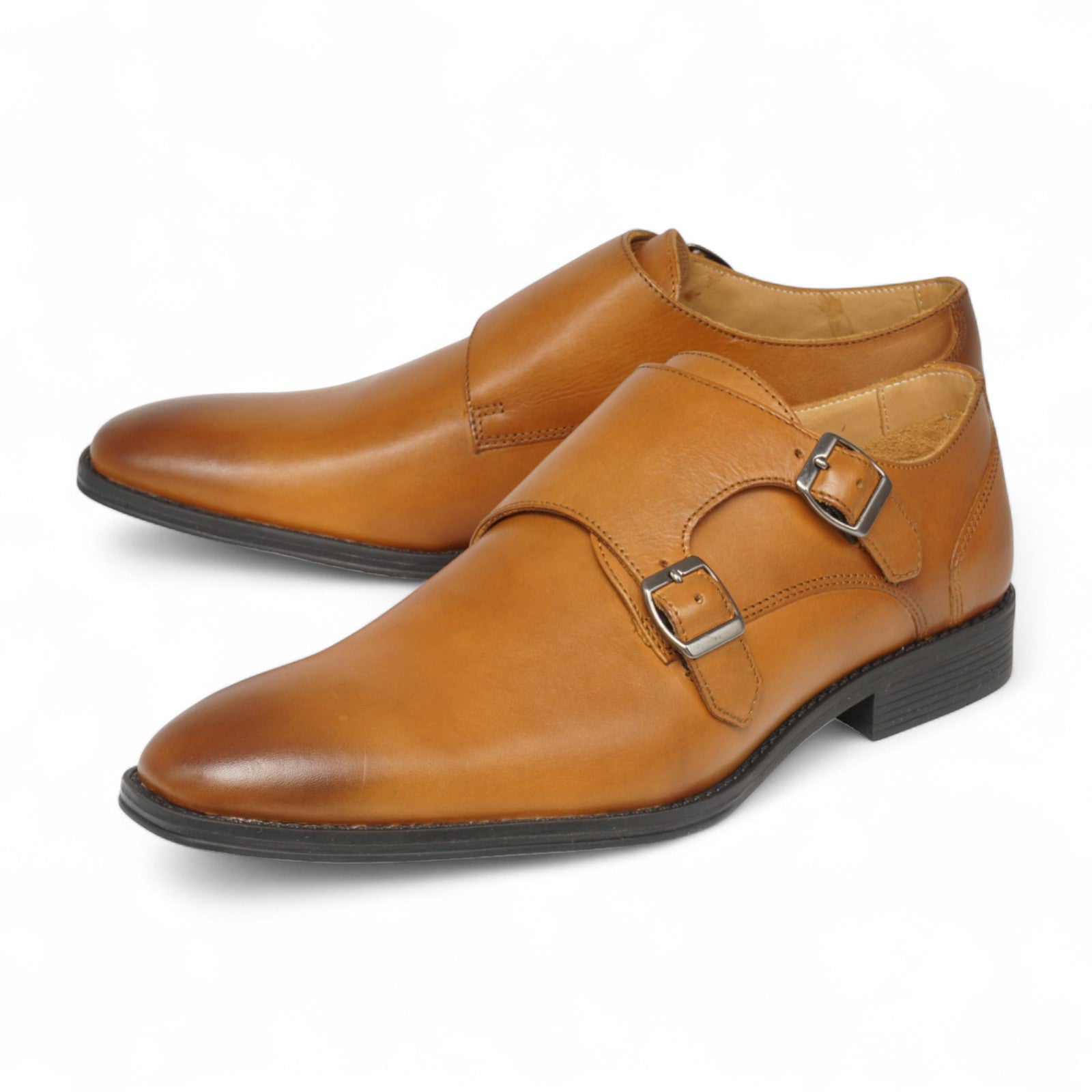 Semi long toe Doublemonk Plane Toe tan