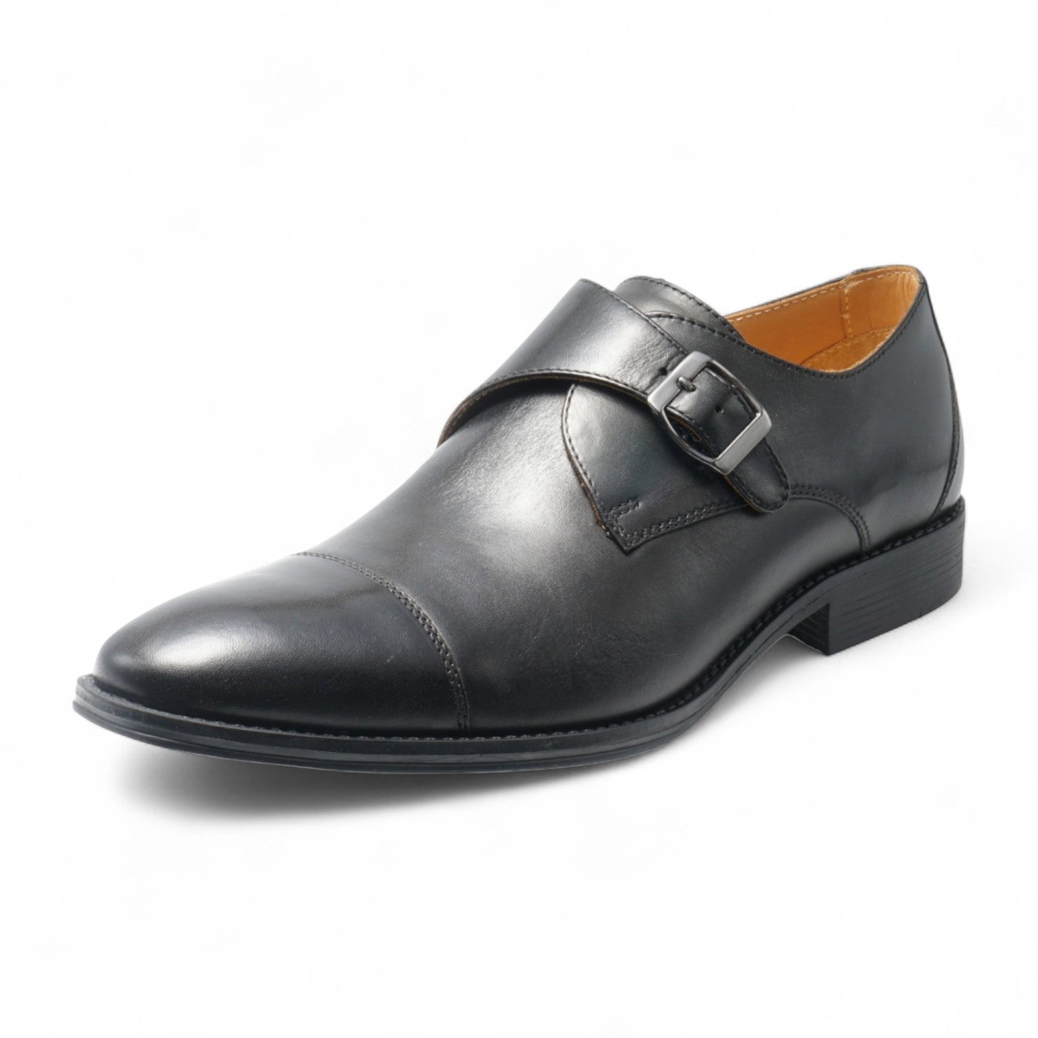 Semi long toe Singlemonk Straight Tip Black