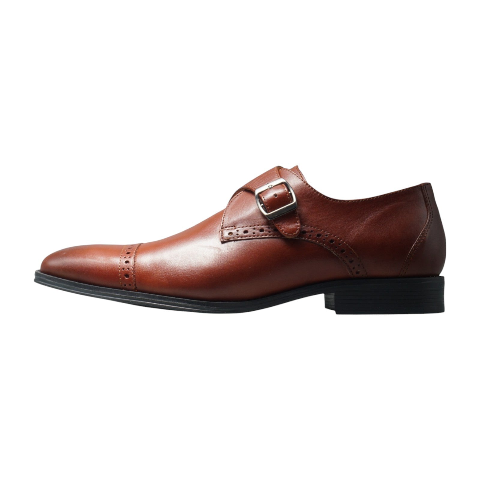 Semi long toe Singlemonk Quarter Brogue brown