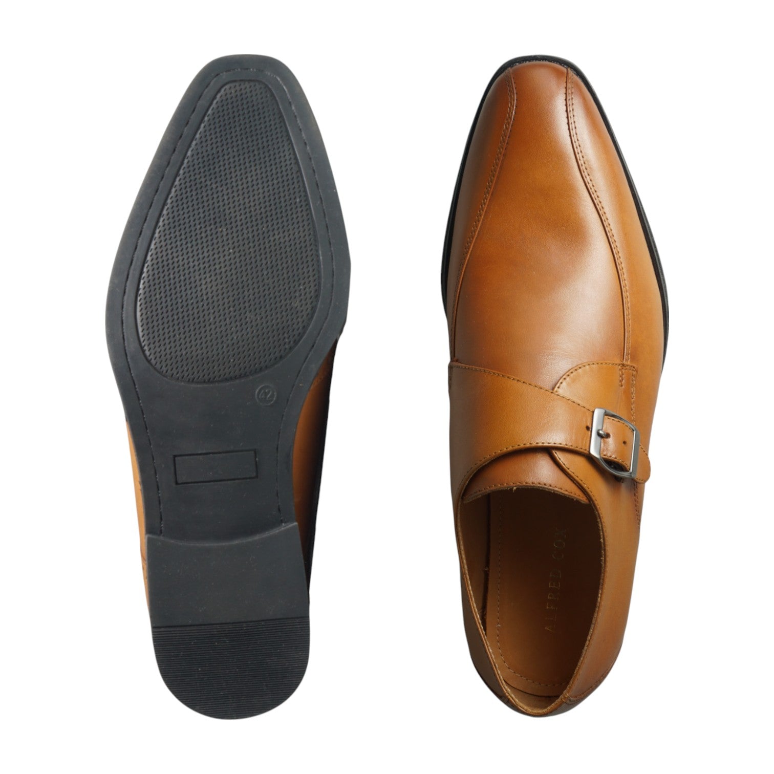 Semi long toe Singlemonk Swirl mocca tan