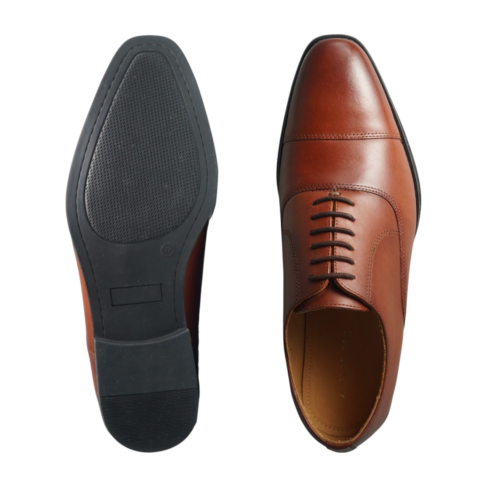 Semi long toe Oxford Straight Tip brown