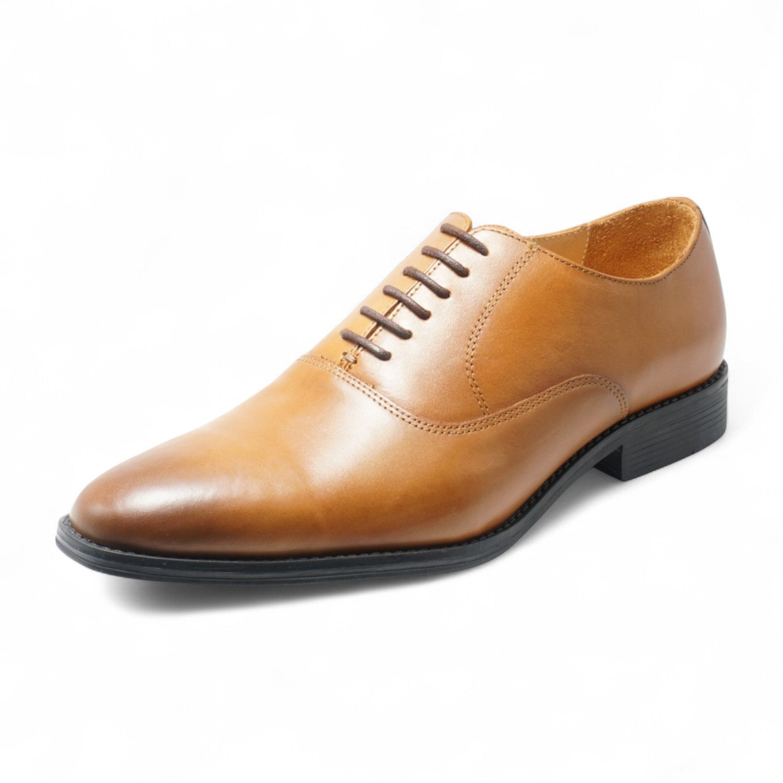Semi long toe Oxford Plane Toe tan