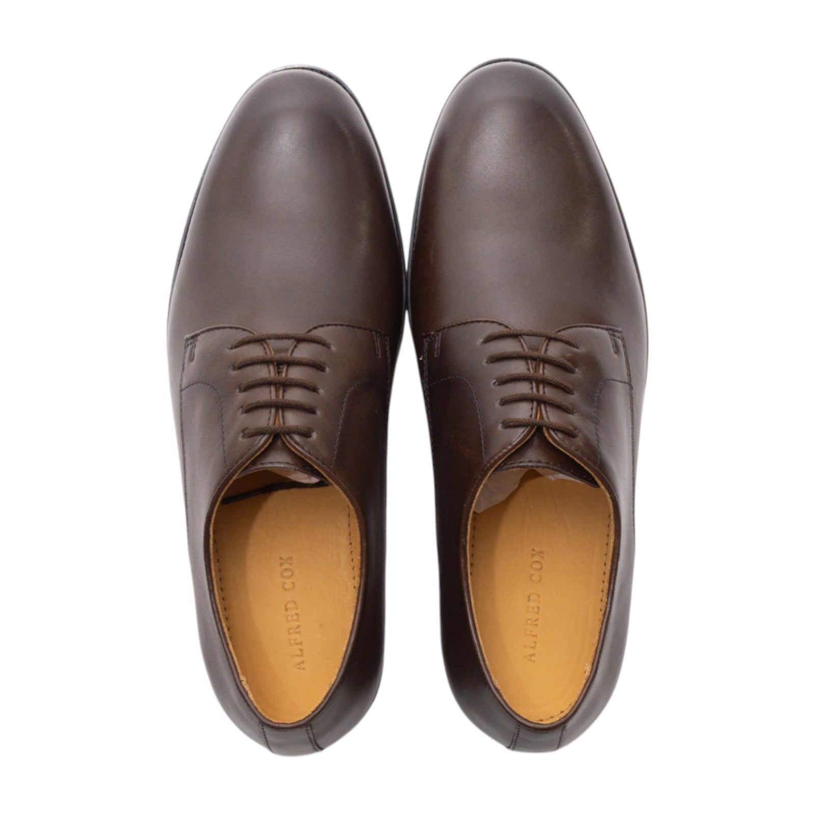 Round toe Derby Plane Toe dbrown
