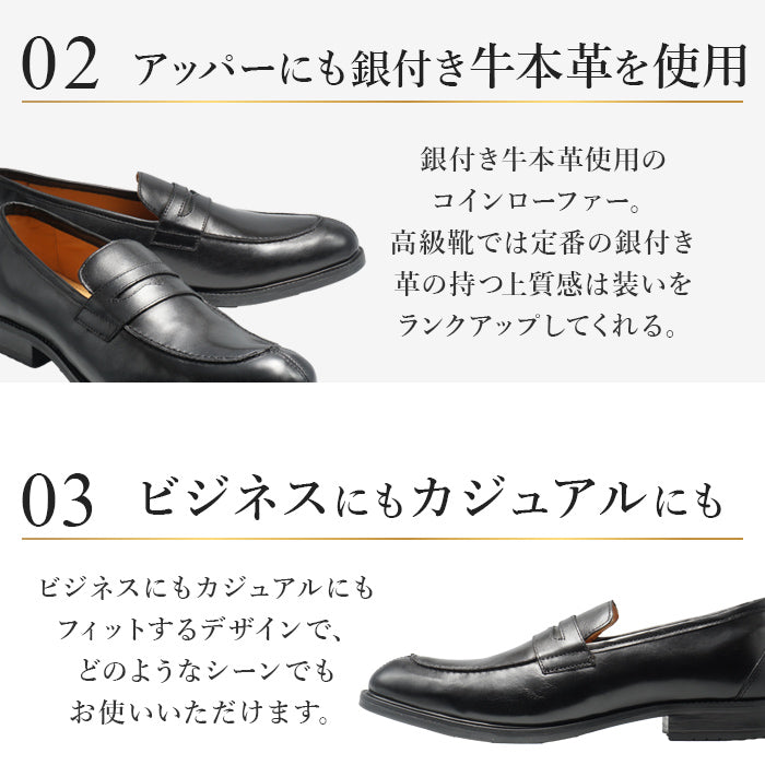 Round toe loafer Black