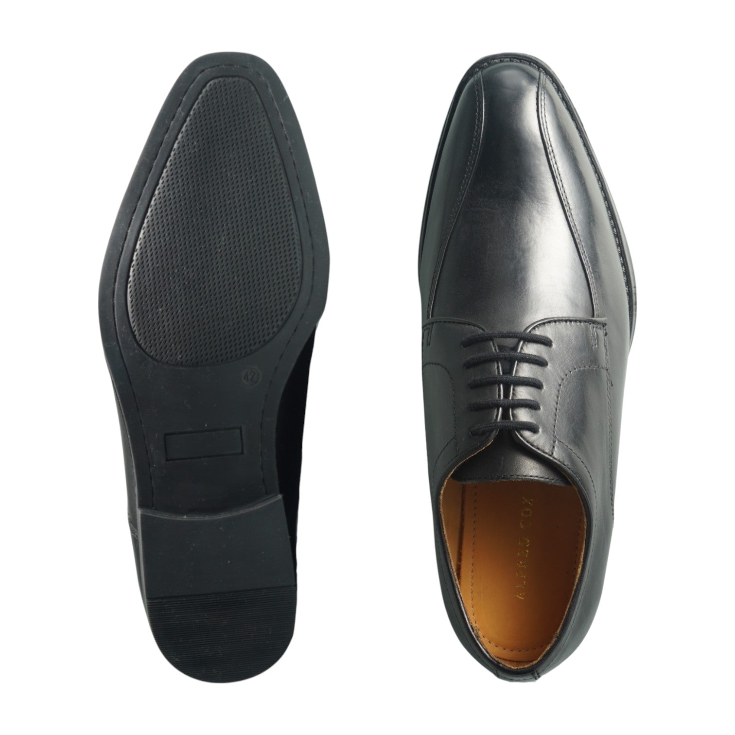 Semi long toe Derby Swirl mocca Black