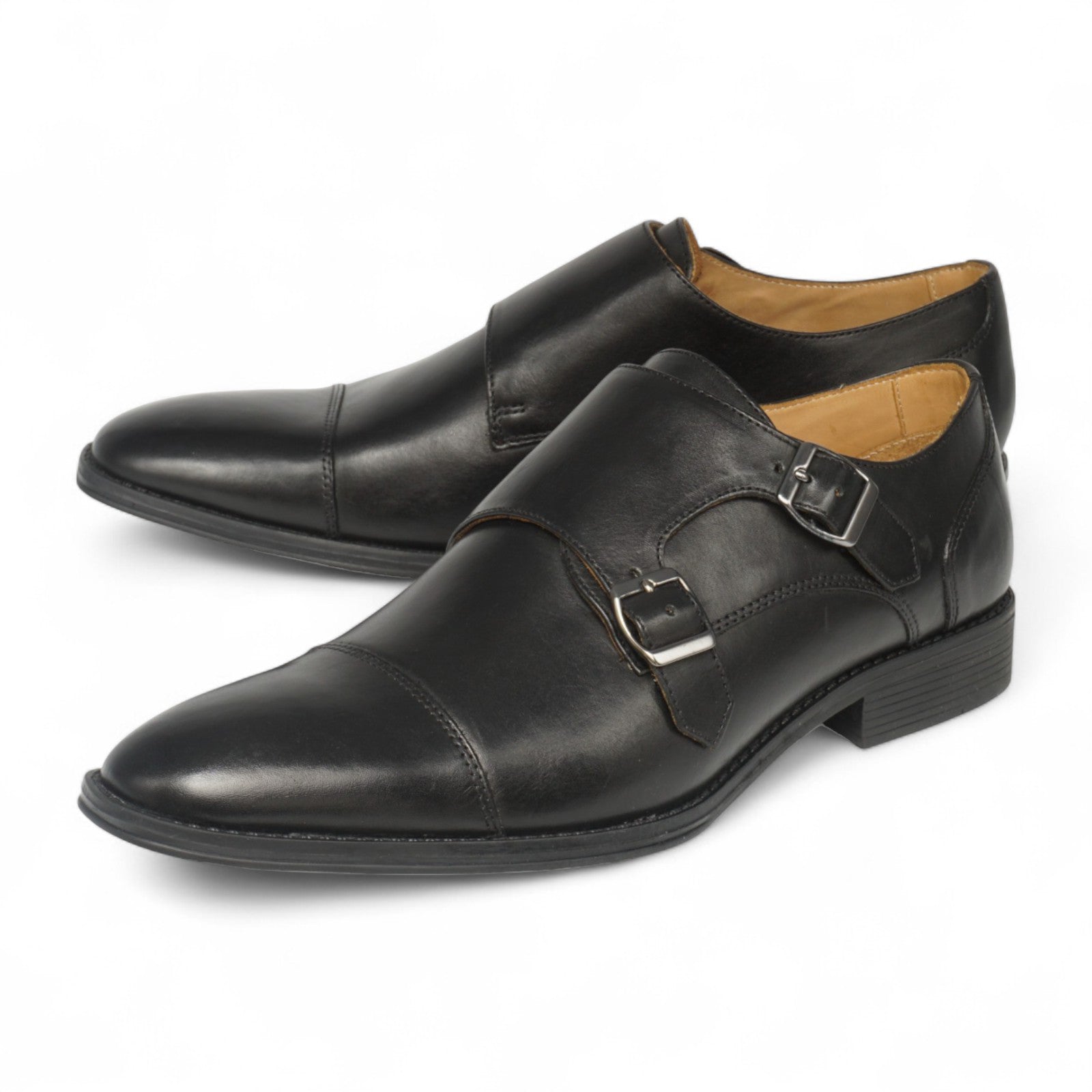 Semi long toe Doublemonk Straight Tip Black