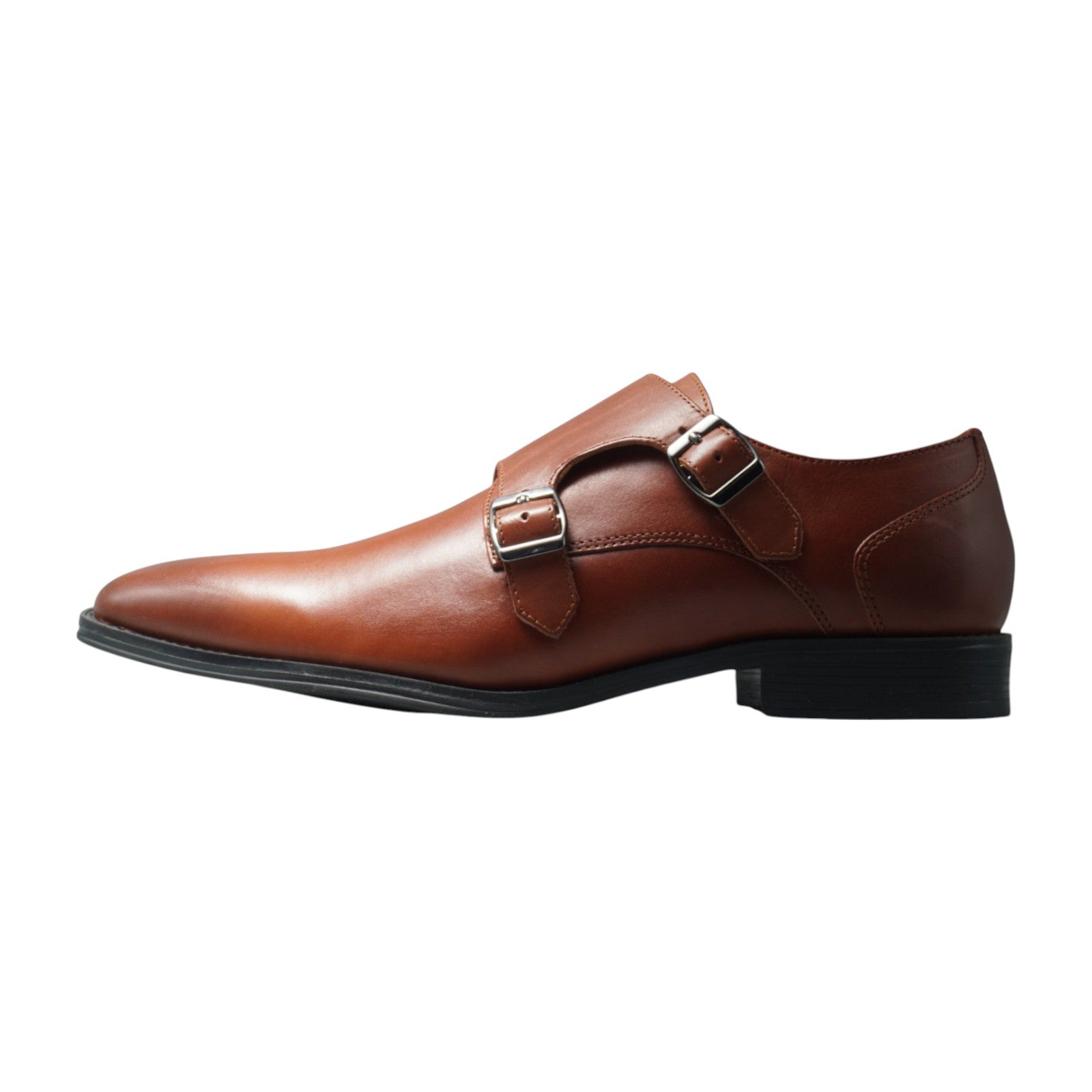 Semi long toe Doublemonk Plane Toe brown