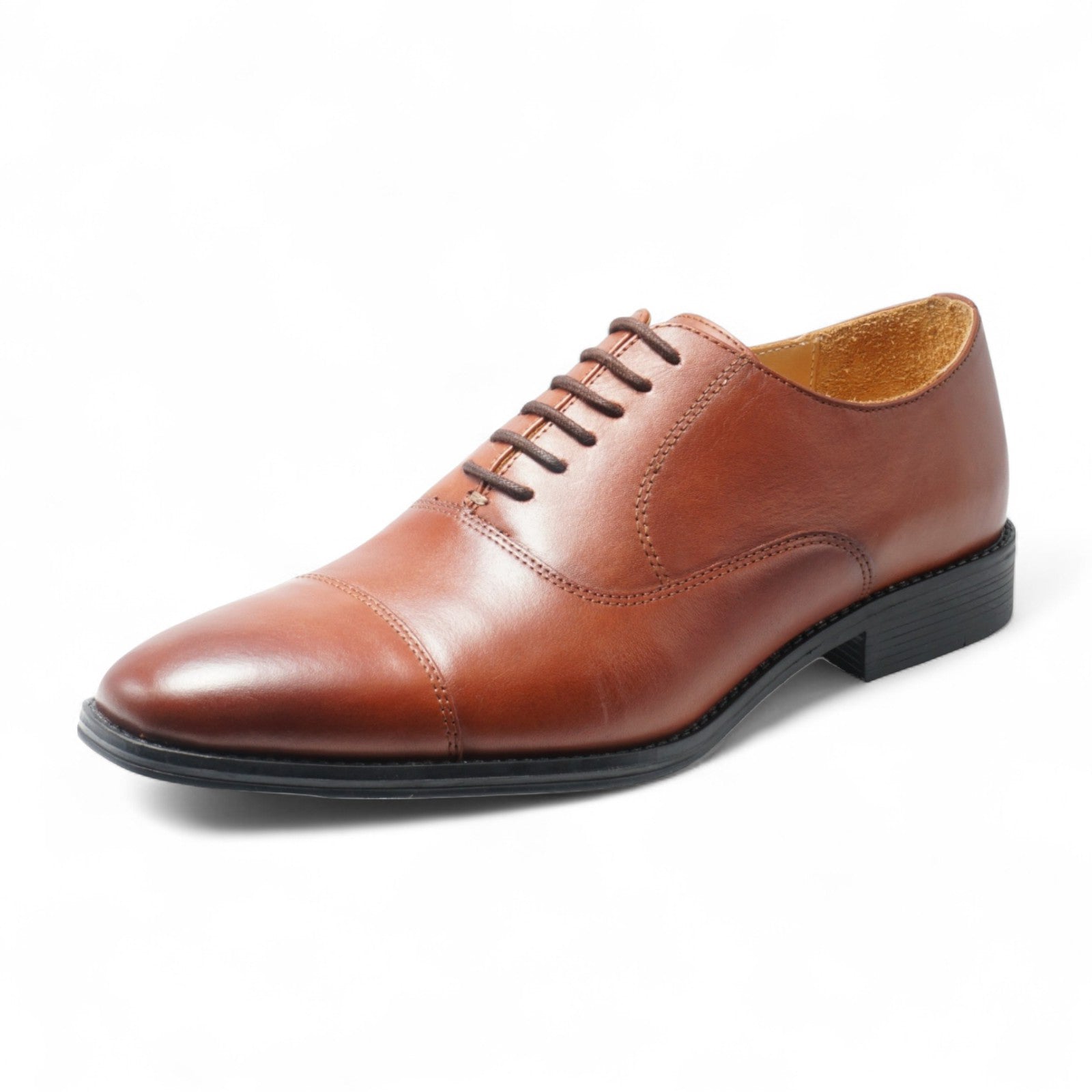 Semi long toe Oxford Straight Tip brown