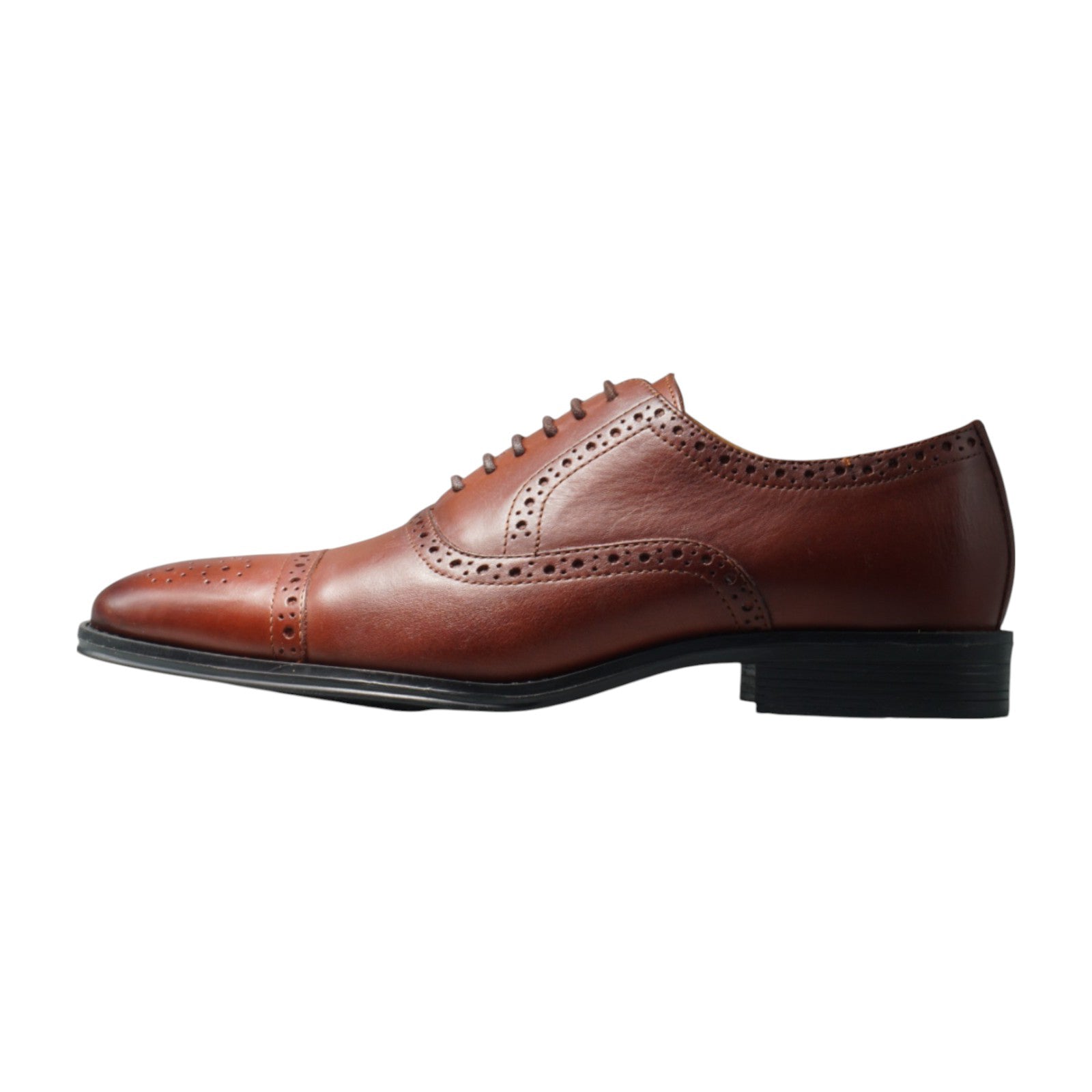 Semi long toe Oxford Semi Brogue brown